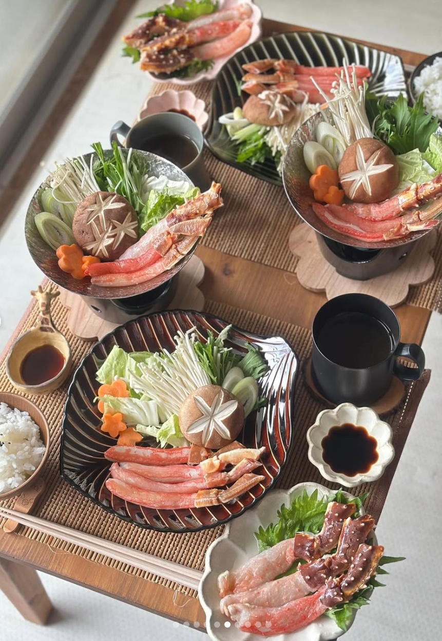 まるで料亭！？かに御膳